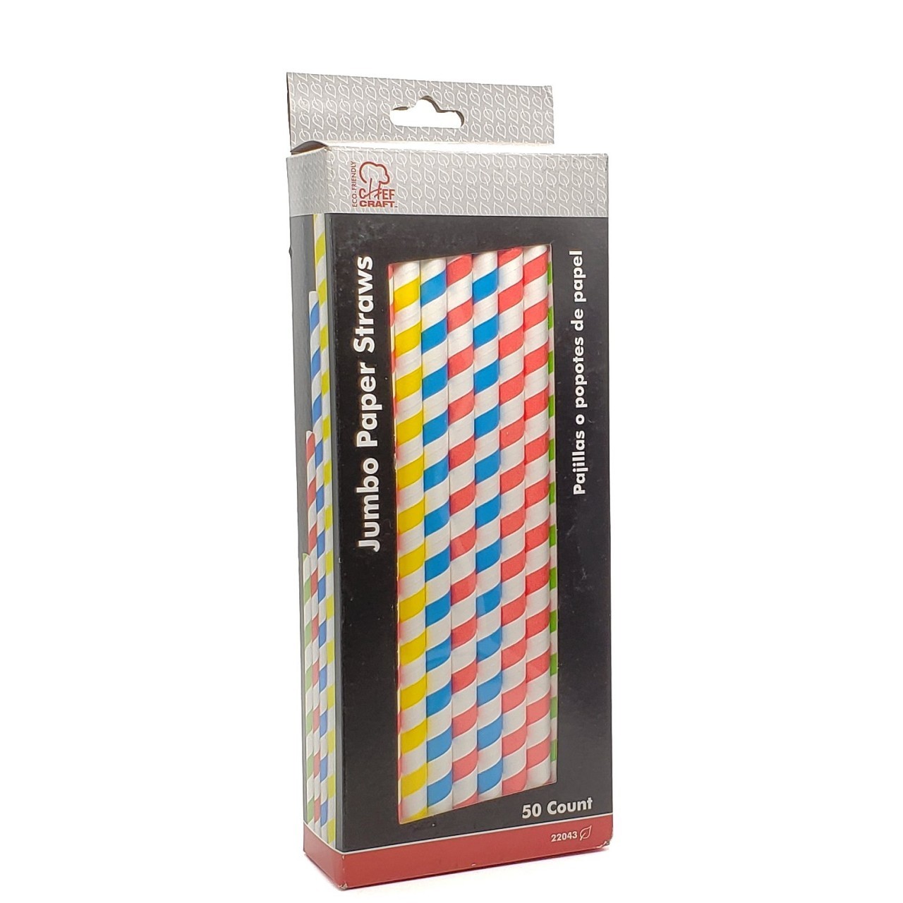 CHEF CRAFT STRAWS PAPER JUMBO 50ct