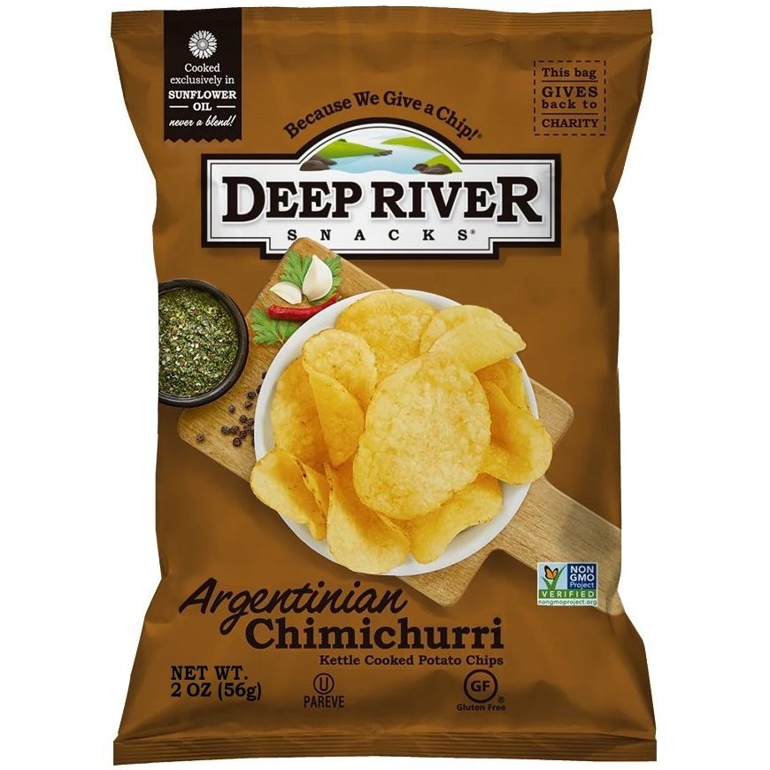 DEEP RIVER KETTLE CHIPS CHIMICHURRI 2oz