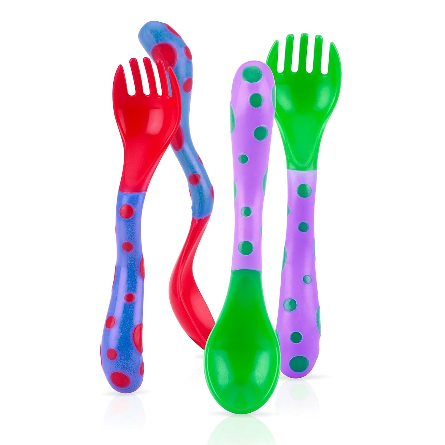Nuby Training Fork & Spoon 4pc