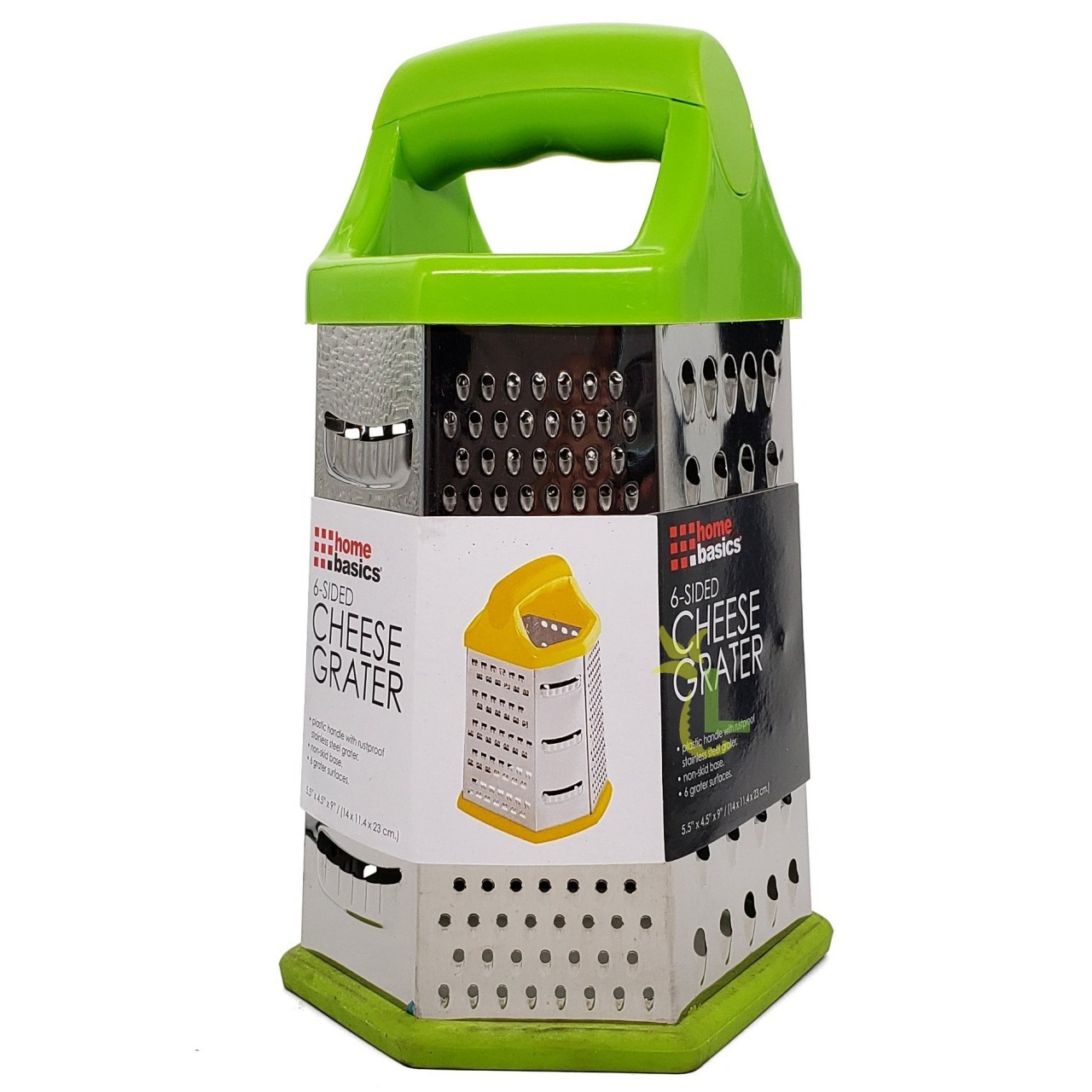 HOME BASICS GRATER 6-SIDED 1ct