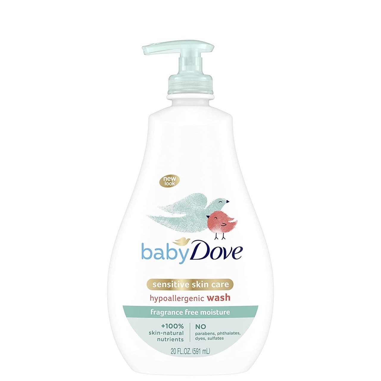 DOVE BABY WASH SENSITIVE FRAG FREE 13oz