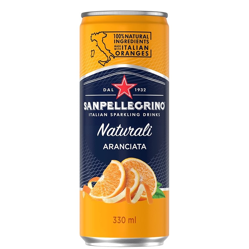 SAN PELLEGR SPARK WATER ARANCIATA 11.5oz