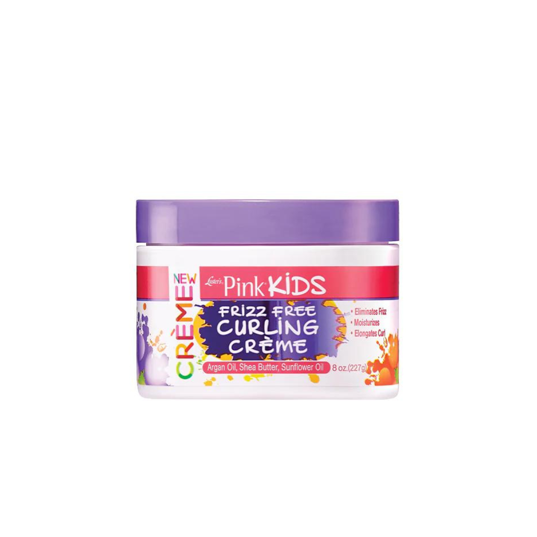 Luster Pink Kids Frizz Free Curling Creme 8OZ