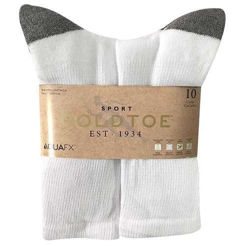 Gold Toe Men's Crew Socks 10 Units