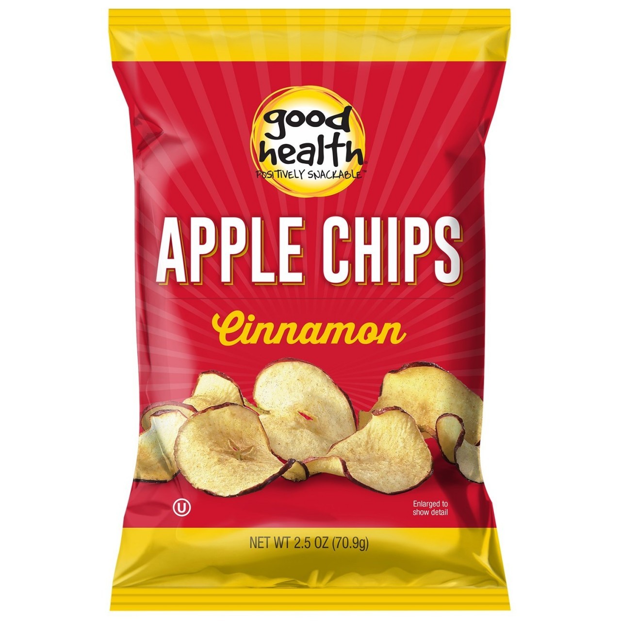 GOOD HEALTH APPLE CHIPS CINNAMON 2.5oz