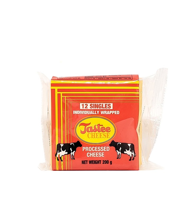 TASTEE CHEESE SINGLES 200G