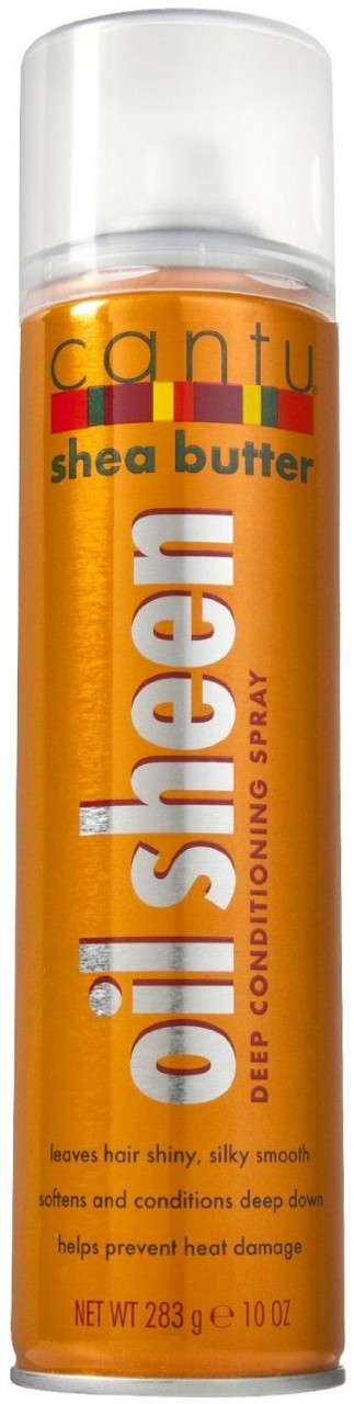 Cantu Shea Butter Oil Sheen Deep Conditioning Spray, 10 Ounces.