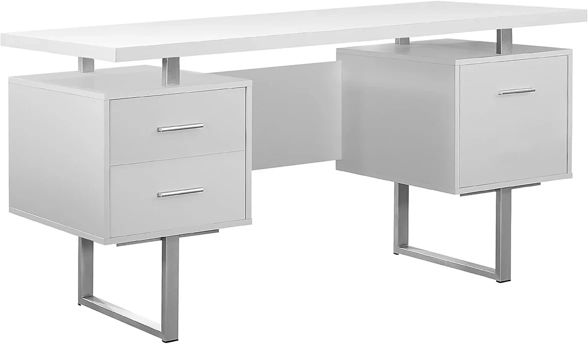 Monarch Specialties Retro-Style Computer Desk