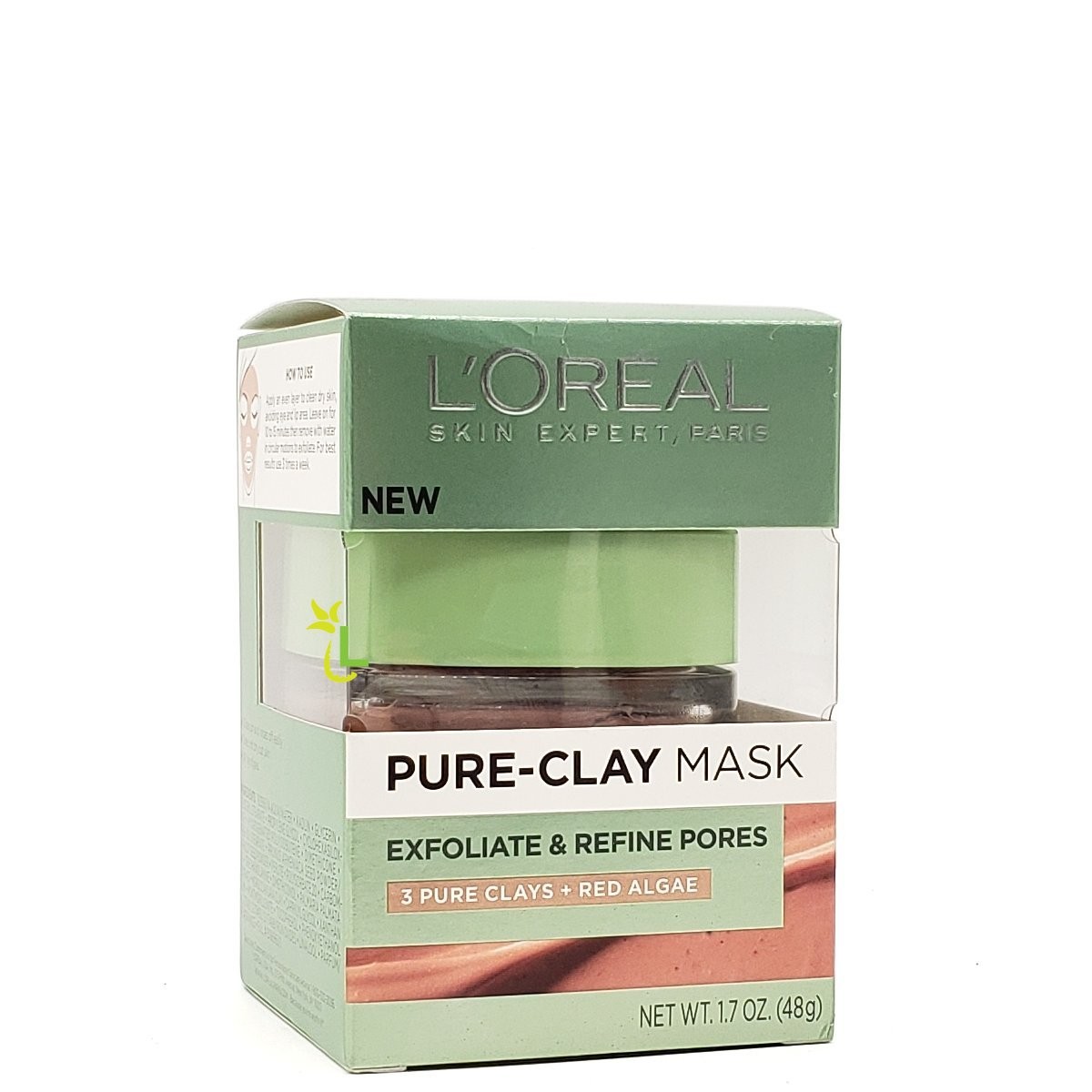 LOREAL PURE CLAY MASK RED ALGAE 1.7oz