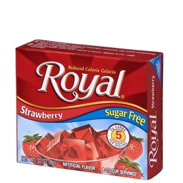 ROYAL GELATIN STRAWBERRY SF 1.41oz