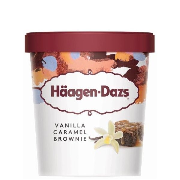 HAAGEN DAZS VAN CARAMEL BROWNIE 473ml
