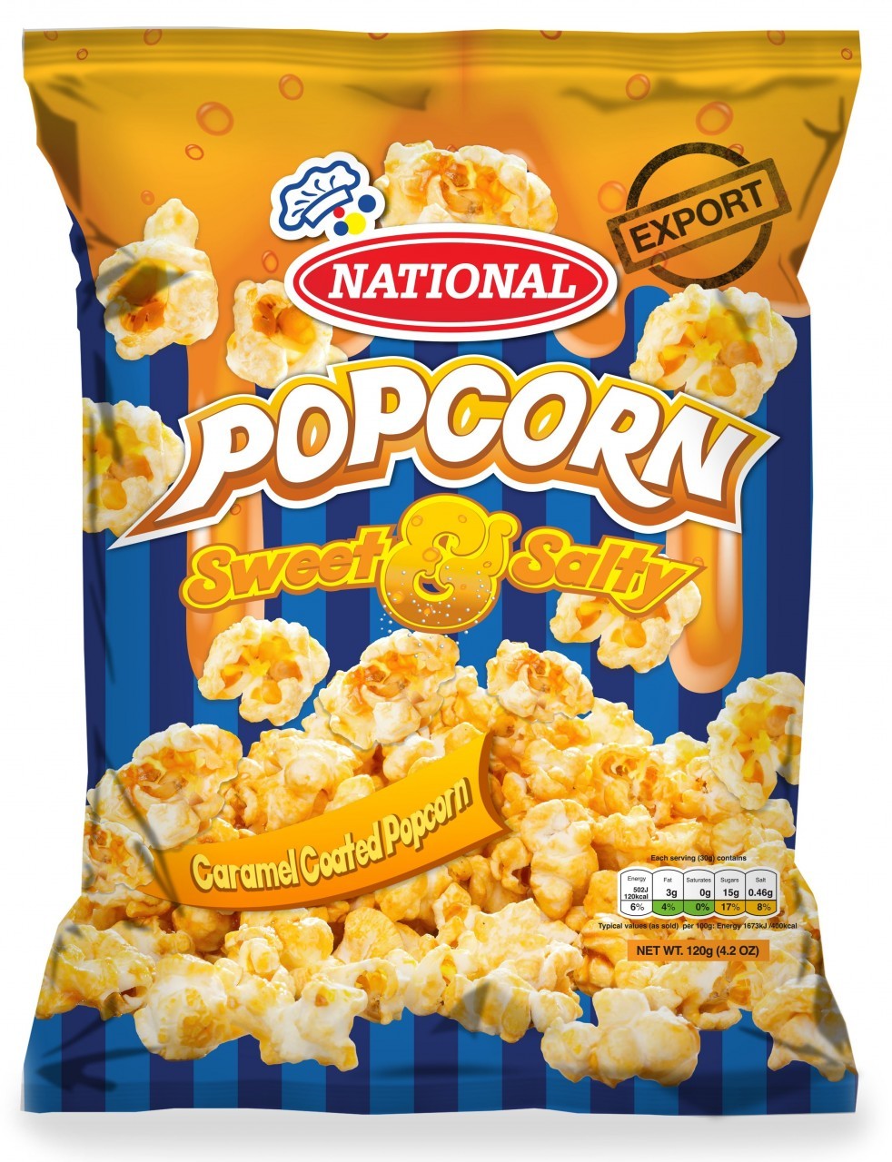 NATIONAL POPCORN SWEET & SALTY 120g