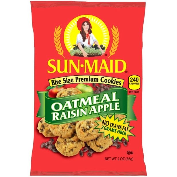 SUNMAID COOKIES OATMEAL 2oz