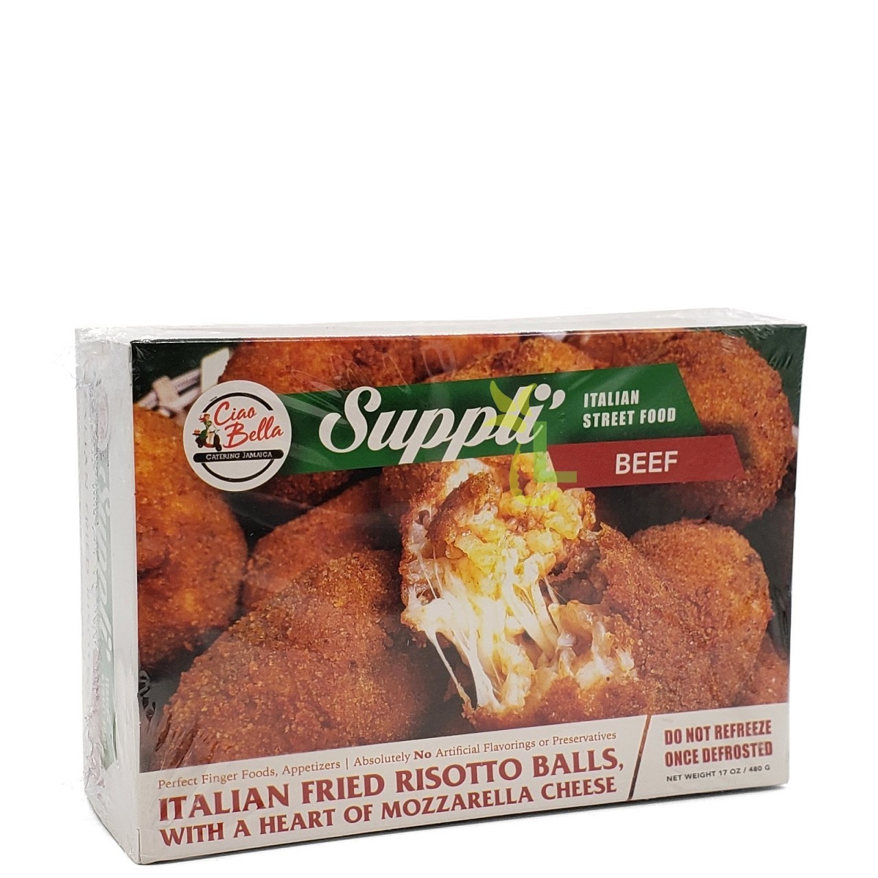 CIAO BELLA SUPPLI RISOTTO BALL BEEF 17oz