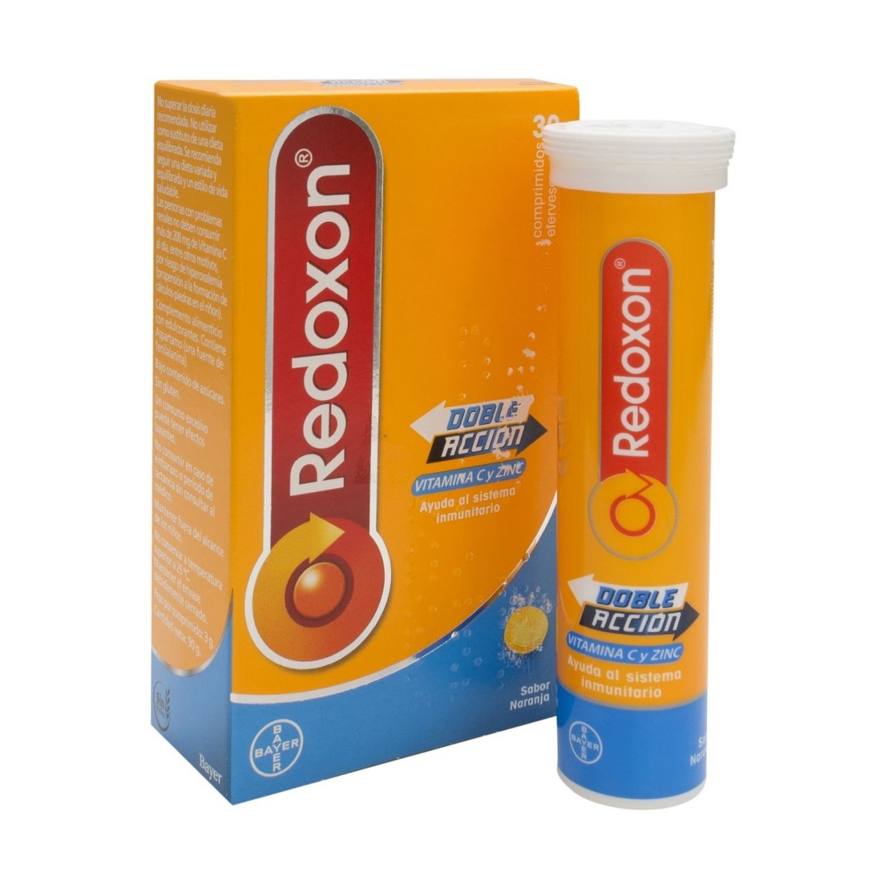 REDOXON ORANGE VIT C & ZINC 36s 1g
