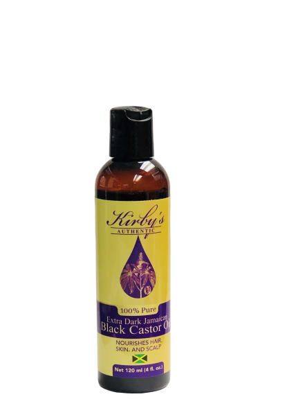 Kirby's Authenic 100% Pure Extra Dark Jamaican Black Castor Oil 4oz