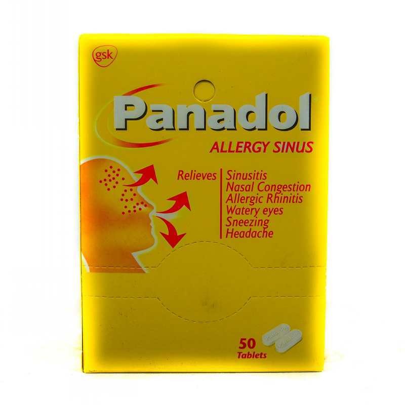 GSK PANADOL ALLERGY SINUS 50 CAP