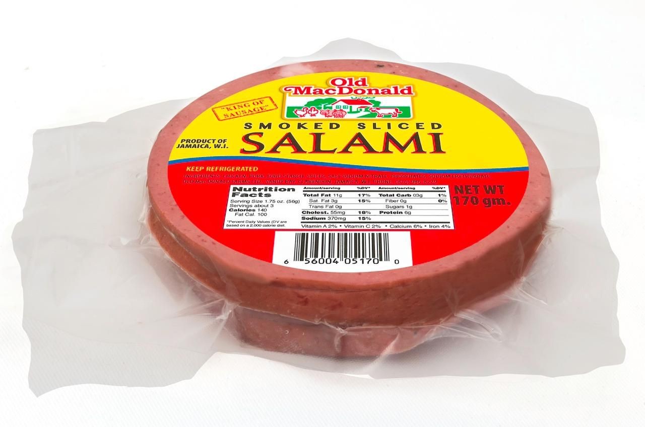 OLD MCDONALD SMOKED SLICE CHICKEN BOLOGNA