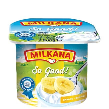 MILKANA YOGURT BANANA 100g