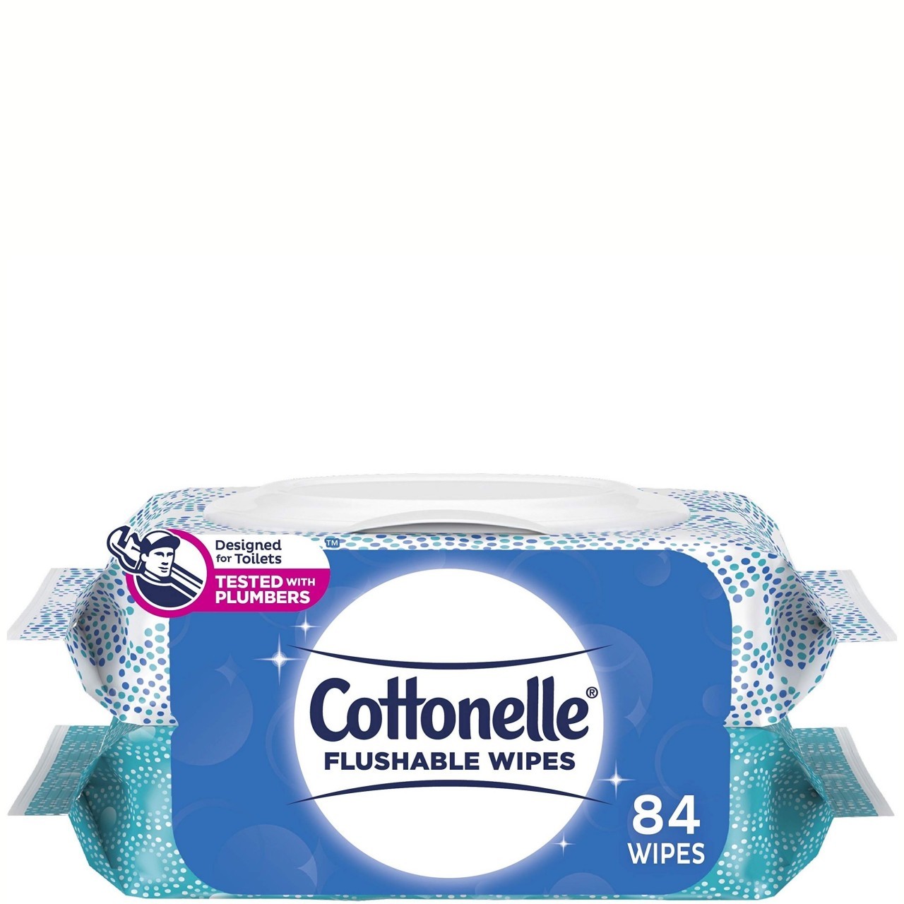 COTTONELLE FLUSHABLE WIPES 84s