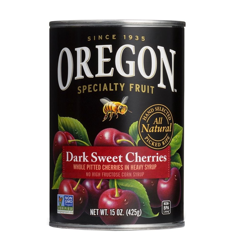 OREGON PITTED DARK SWEET CHERRIES 15oz