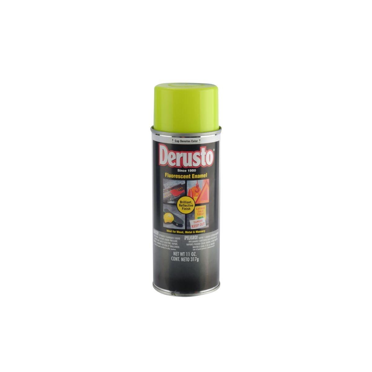 11oz Derusto Flourecent Orange Spray Paint