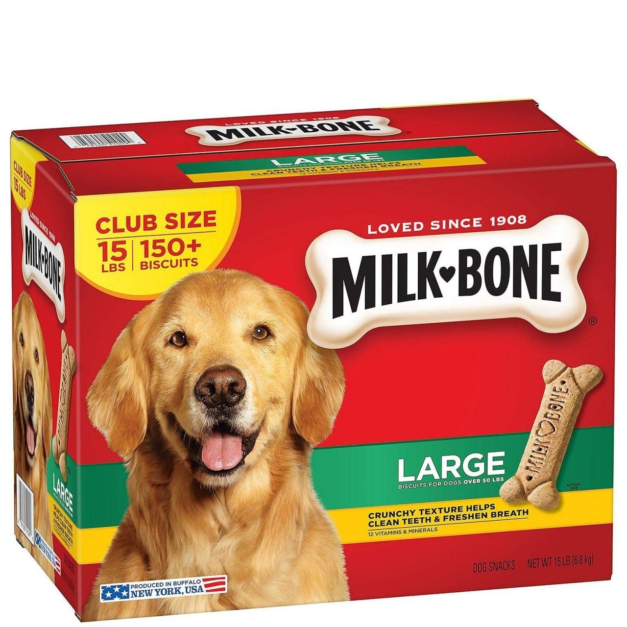 MILK BONE DOG SNACKS LARGE 15lb