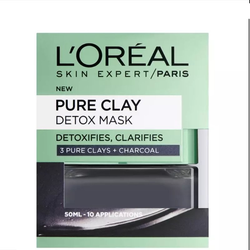 LOREAL PURE CLAY MASK CHARCOAL 1.7oz