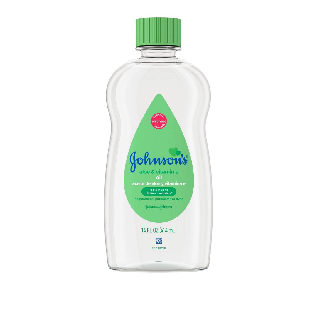 Johnson's Baby Oil, Aloe & Vitamin E , 14 oz