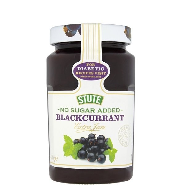 STUTE DIAB JAM BLACK CURRANT 430g