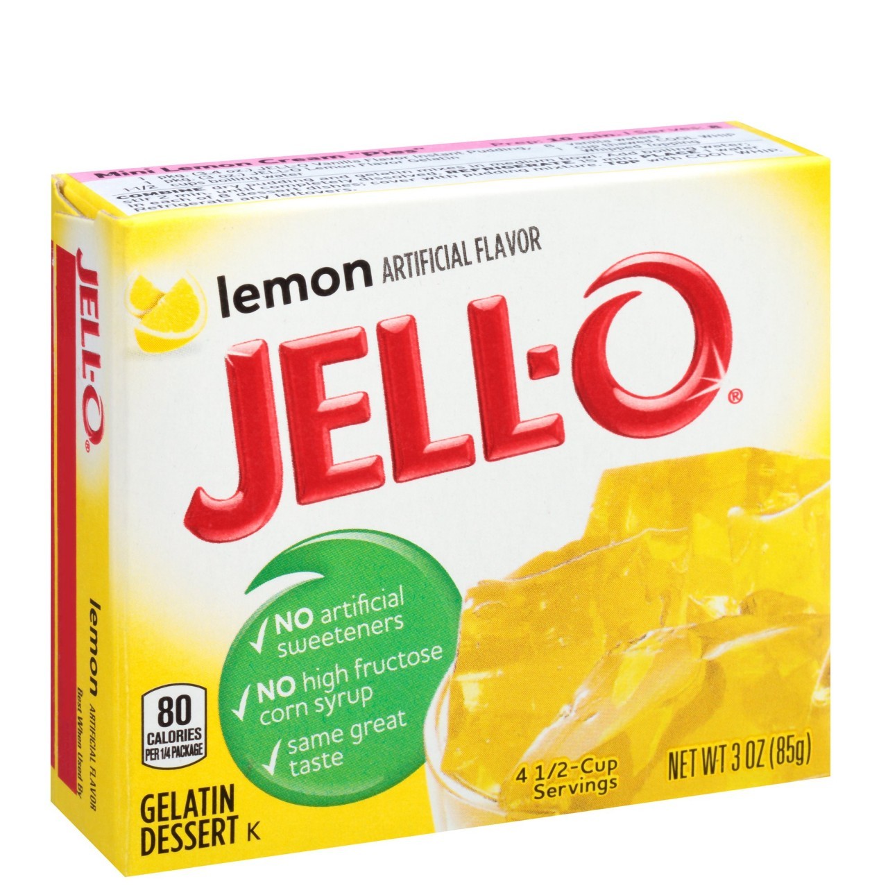 JELLO GEL LEMON 3oz