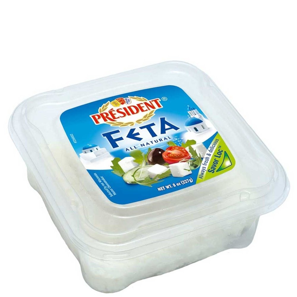 PRESIDENT FETA PLAIN 8oz