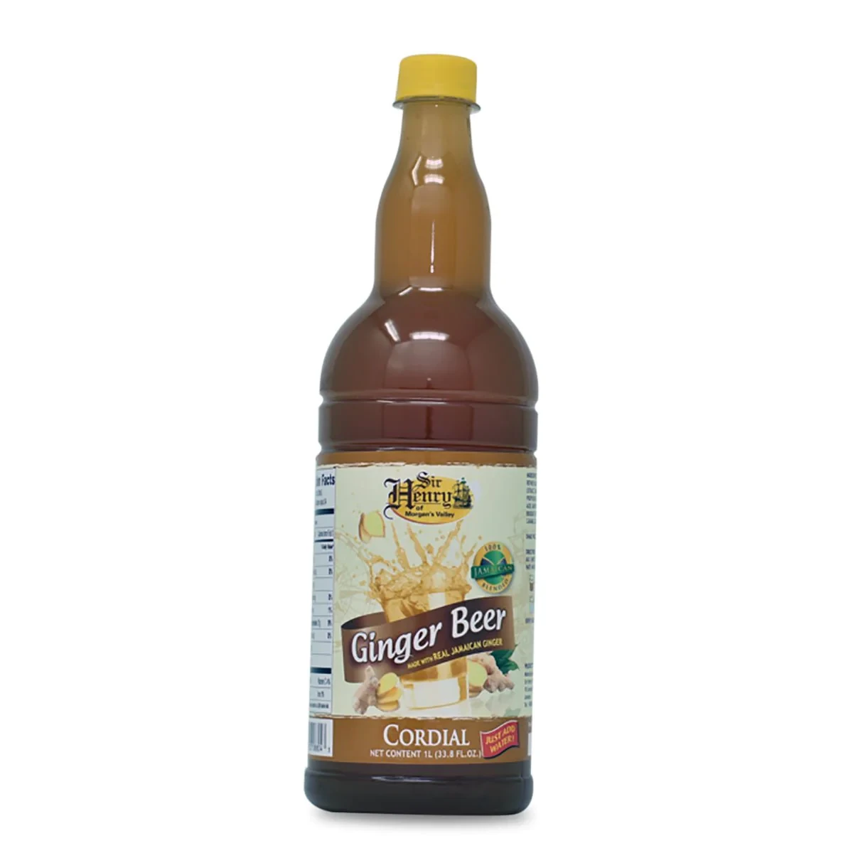 SIR HENRY FRUIT CORDIAL GINGER BEER 1LT