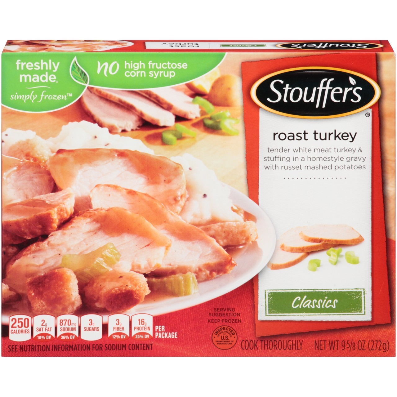 STOUFFERS ROASTED TURKEY 273g