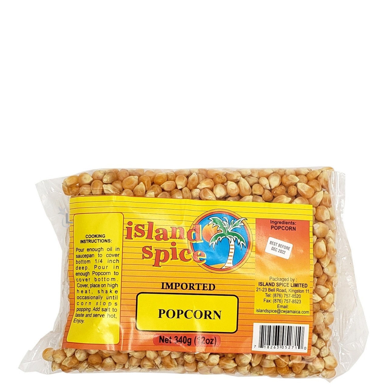 ISLAND SPICE YELLOW POPCORN 12oz