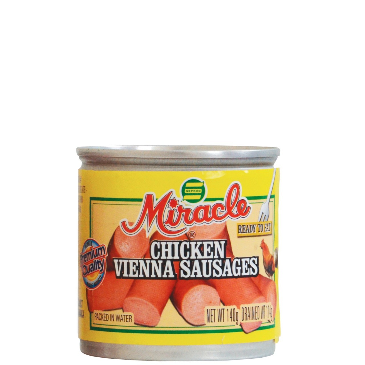 MIRACLE VIENNA SAUSAGES CHICKEN 140g