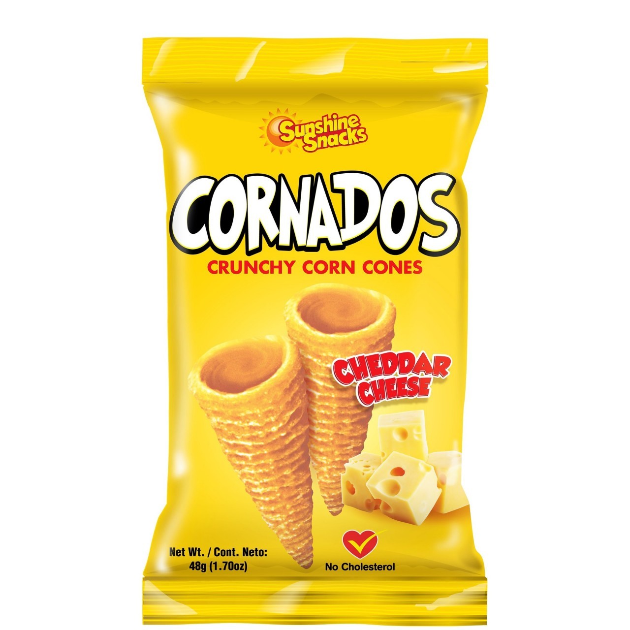 SUNSHINE CORNADO CHEDDAR 48g
