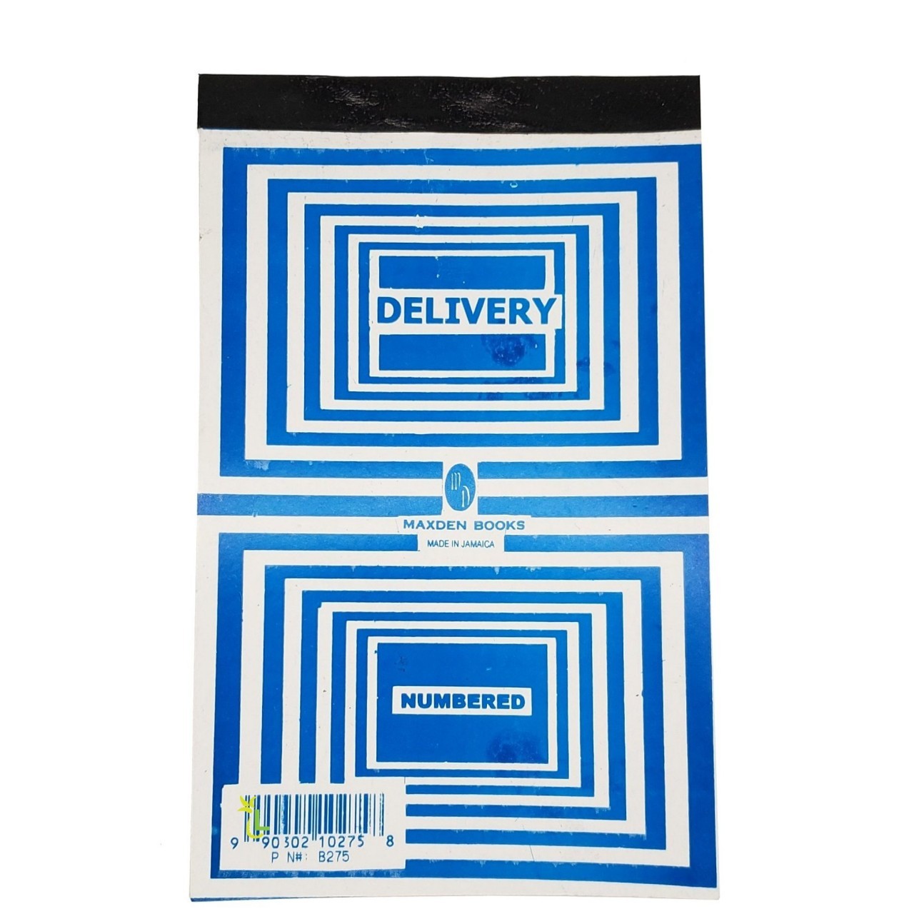 MAXDEN BOOK DELIVERY DUPLICATE NOTE SIZE