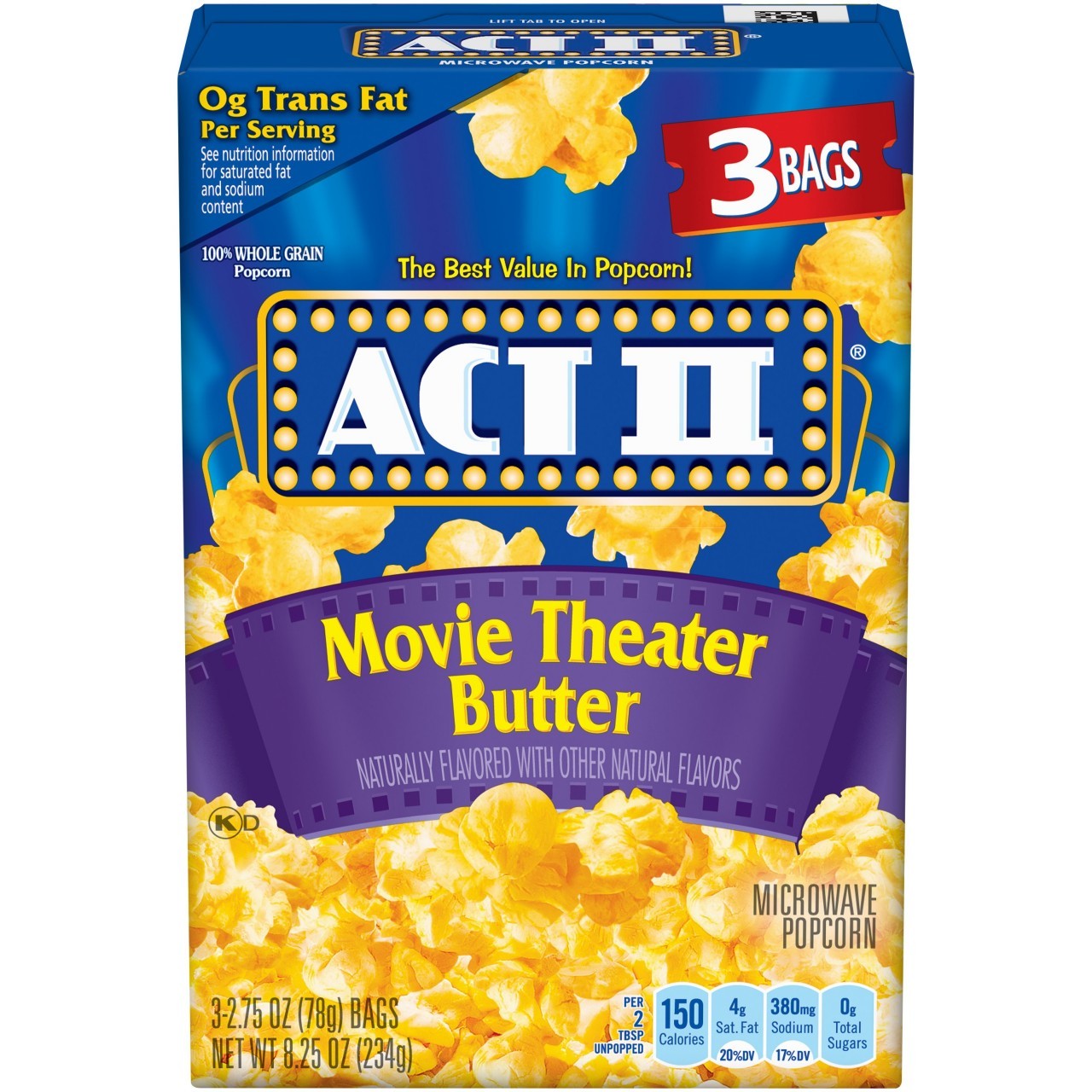ACT II POPCORN MOVIE BUTTER 234g