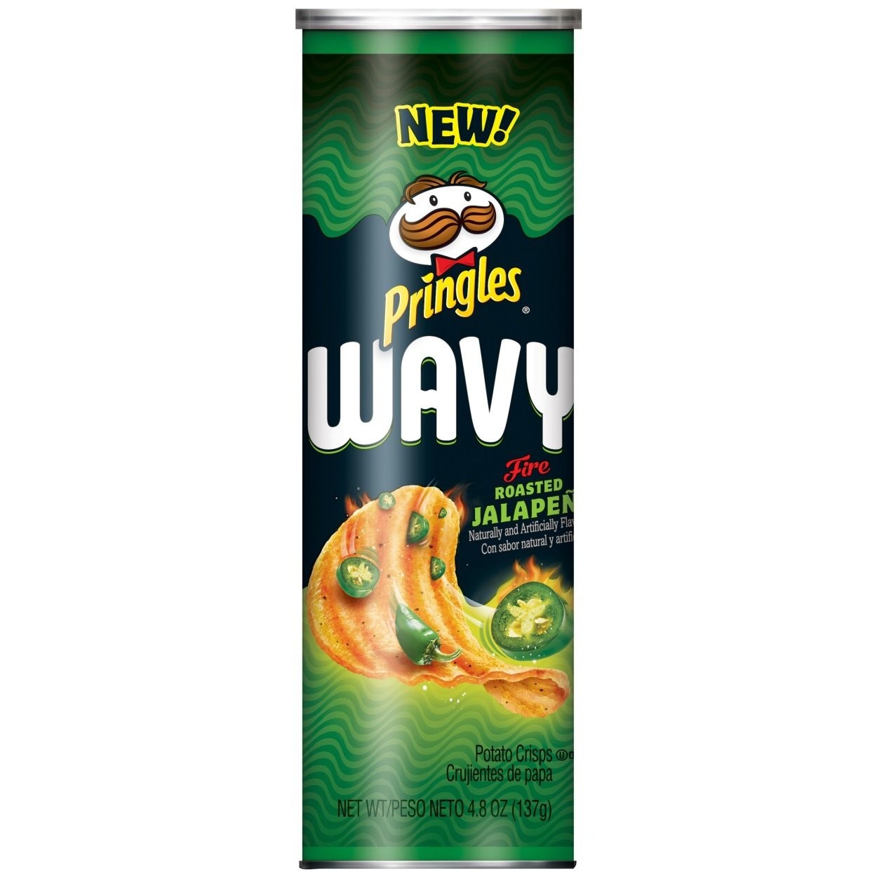 PRINGLES WAVY JALAPENO 137g