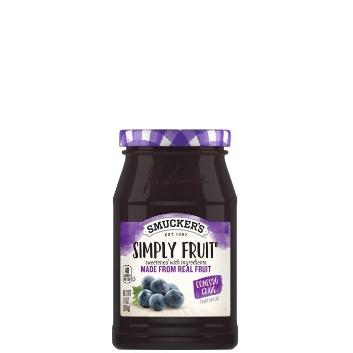 SMUCKERS SIMPLY FRT GRAPE 285g