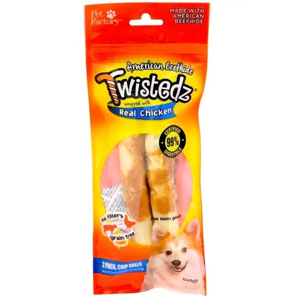 TWISTEDZ CHIP ROLLS CHICKEN 2x5in