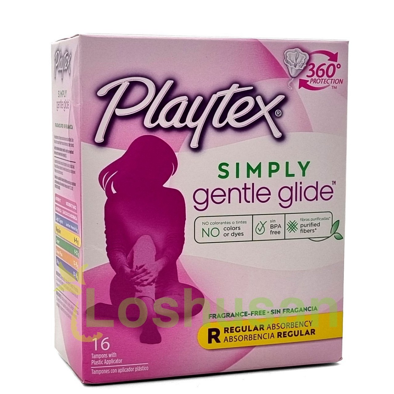PLAYTEX TAMPON G/G SIMPLY REGULAR 16s