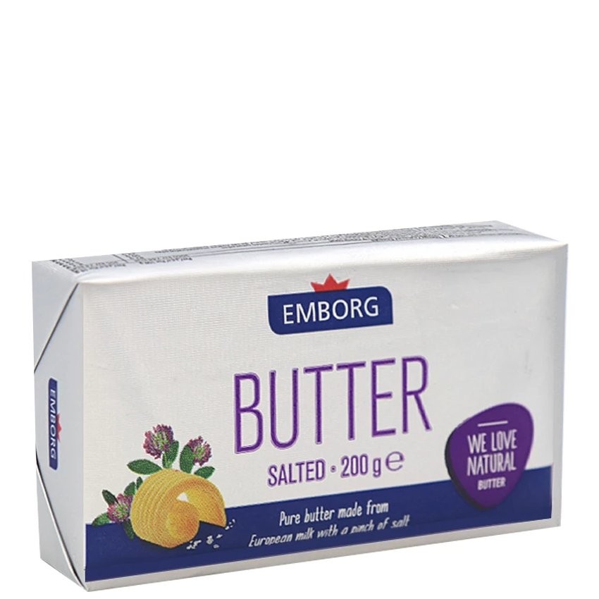 EMBORG BUTTER SALTED 200g