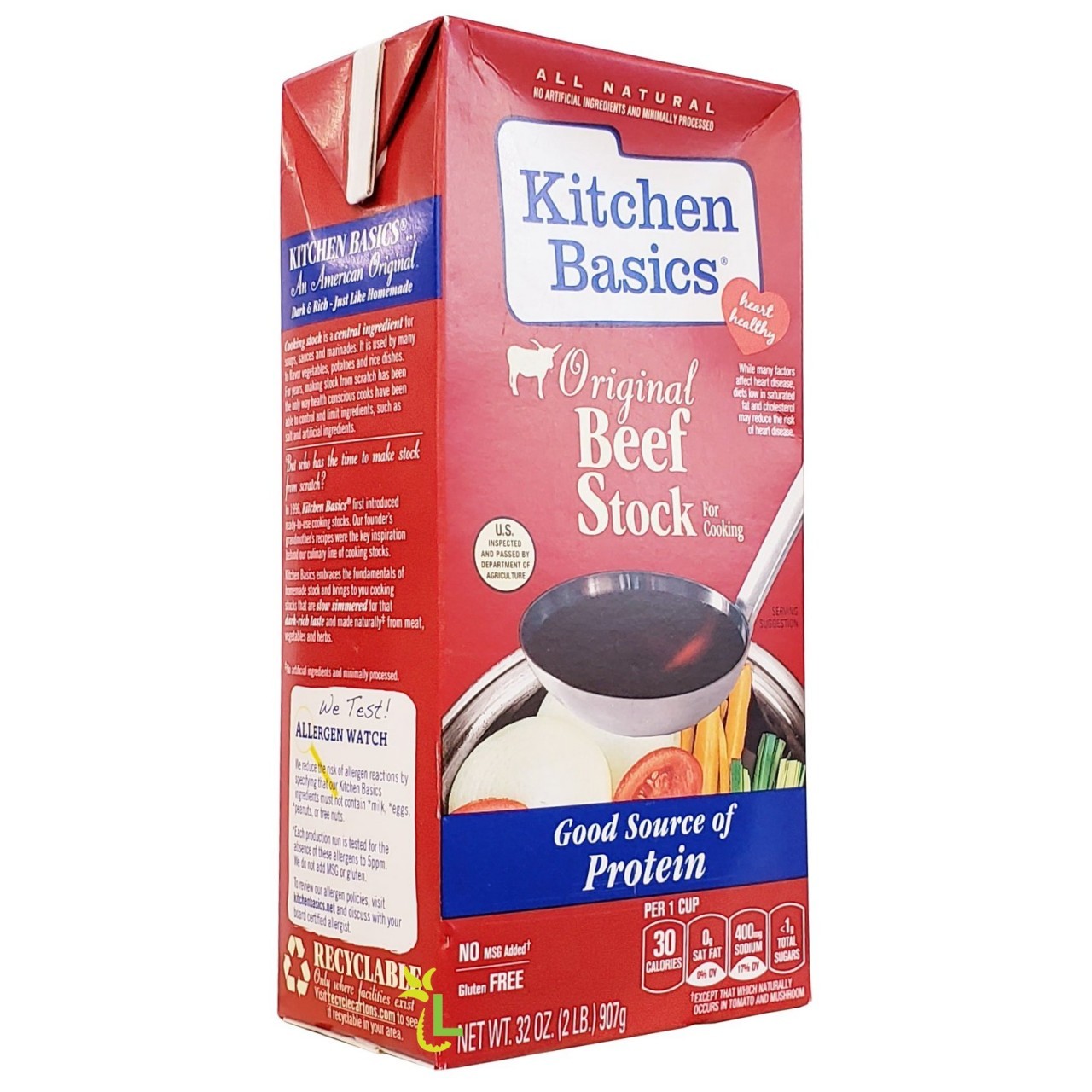 KITCHEN BASICS BEEF STOCK 32oz