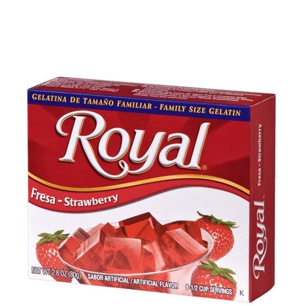 ROYAL GELATIN STRAWBERRY 2.8oz