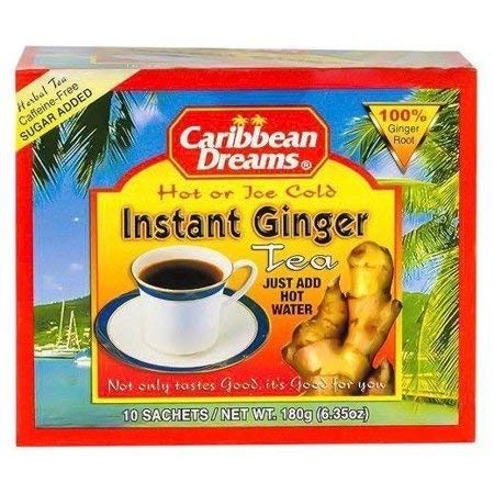 CARIBBEAN DREAM INSTANT SWEETENED GINGER TEA 10’S