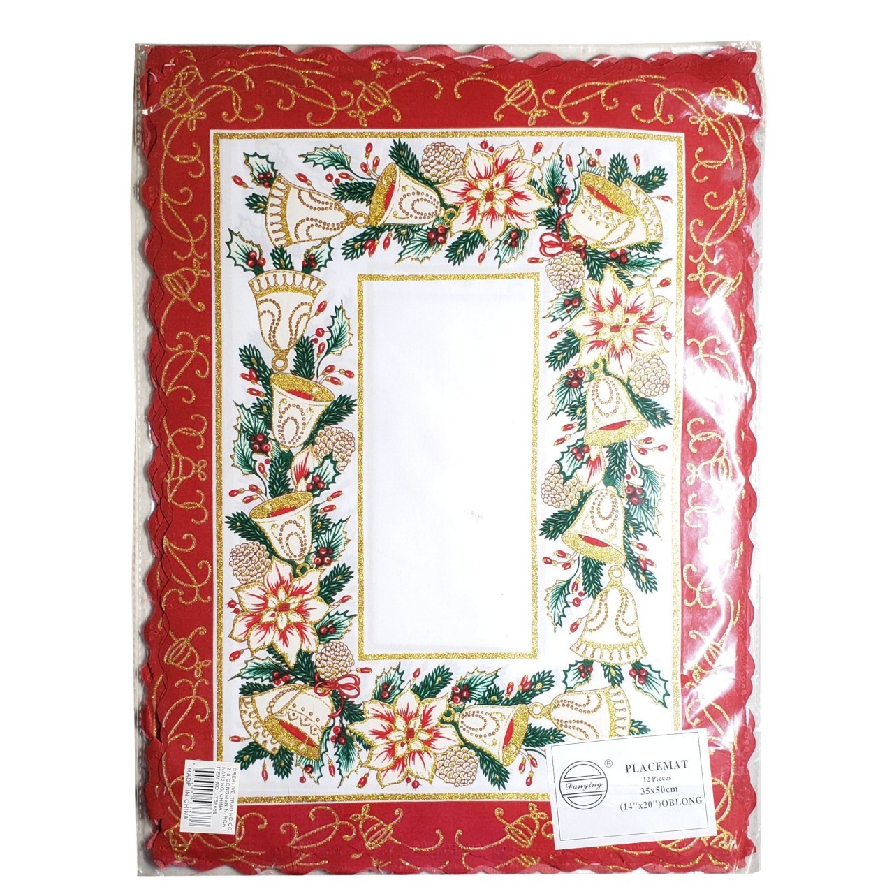DANYING PLACEMAT SET OBLONG 12s