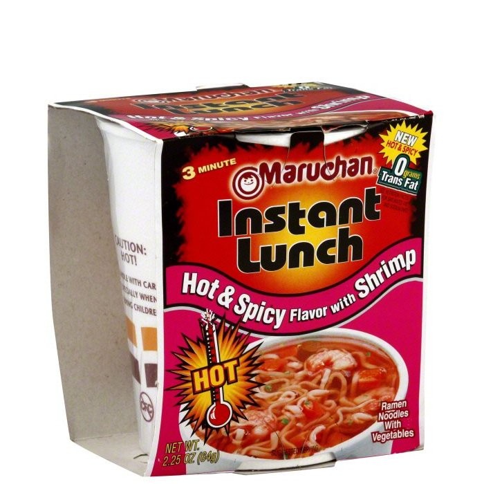 MARUCHAN INSTANT LUNCH SHRIMP H&S 64g