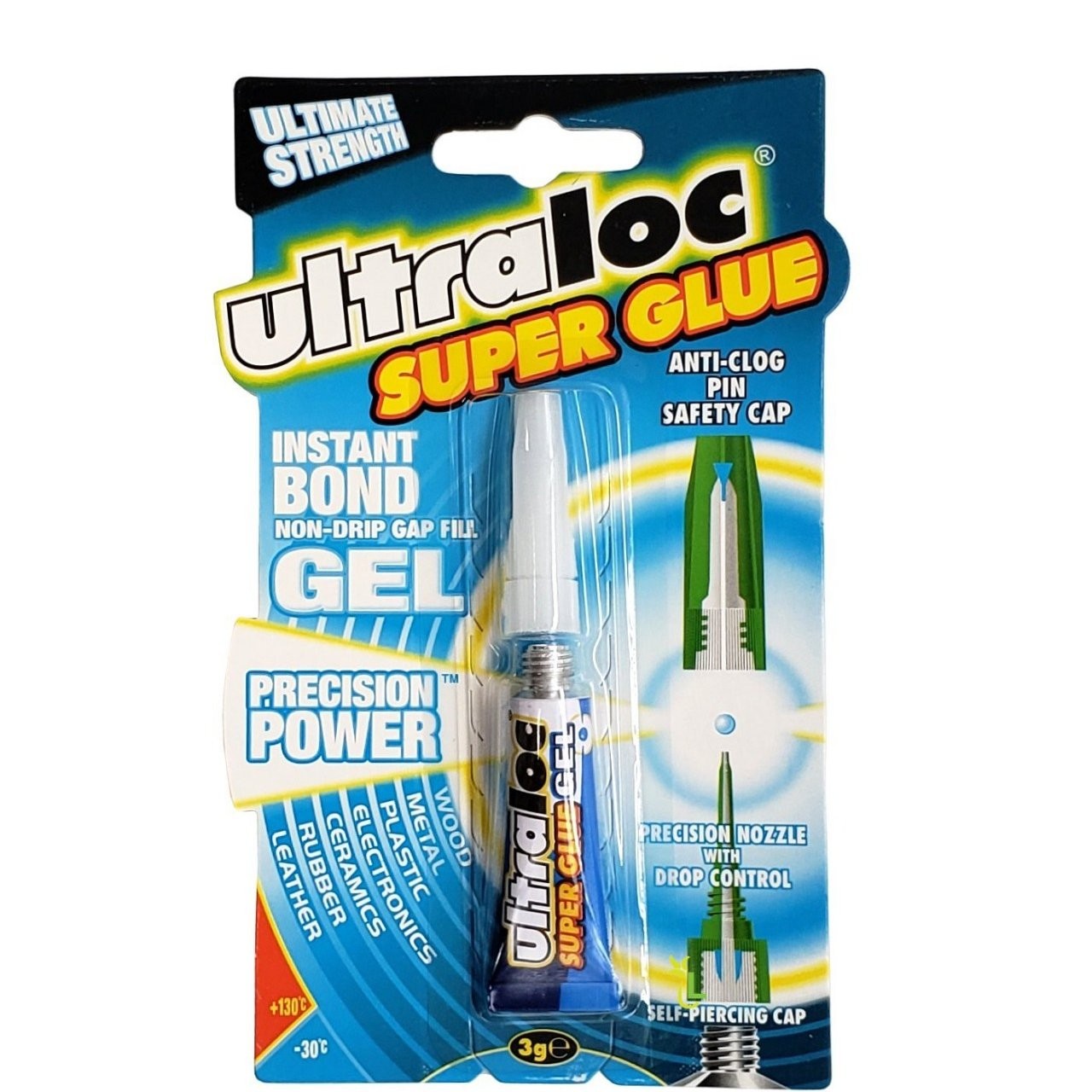 ULTRALOC SUPER GLUE NON-DRIP GEL 3g